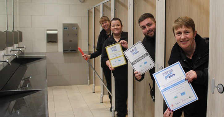 Dalton Park award-winning toilets 